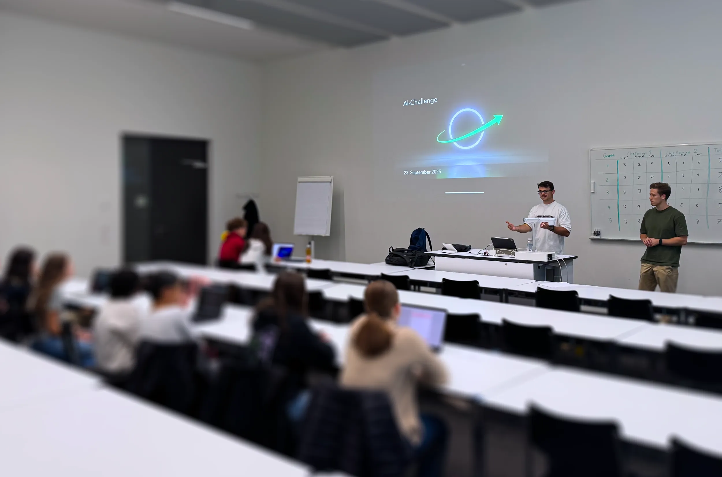 KI-Workshop an einer Sekundarschule